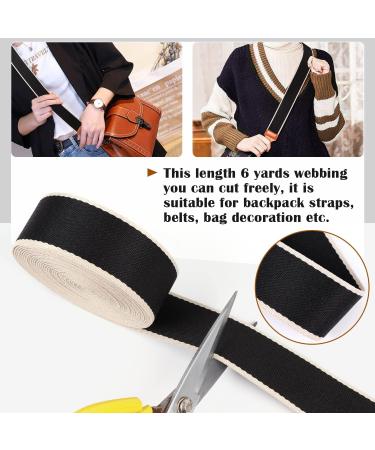 PECMER Black Striped 1.5 inch Heavy Duty Nylon Webbing Belt - 38mm wb07 - Buy Online on SooperMarket.com