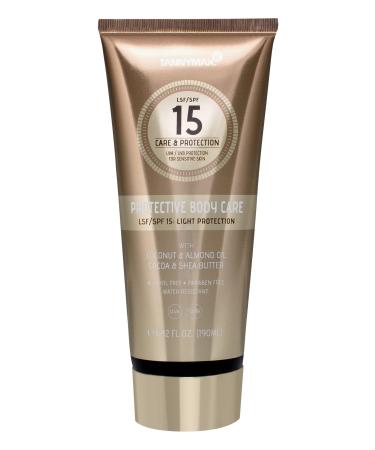 Tannymaxx Protective Body Care LSF 15 190ml with shea butter and coconut oil/intensive nourishing body lotion with sun protection + dermatologically tested 1 Pack (1 x 190 ml)