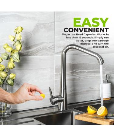 60-Count Lemon Sink Garbage Disposal & Drain Cleaner Pods - Freshener & Deodorizer for Odor Control - Buy Online on SooperMarket.com