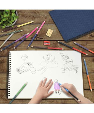 37-Piece Drawing Sketching Pencils Set with Sketchbook and Accessories for Kids and Adults - Art Kit for Beginners - Buy Online on SooperMarket.com
