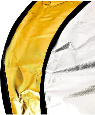 Photo Light Reflector 24x36 Inches 5-in-1 Diffuser Kit with Holder Clips - Translucent, Silver, Gold, White, Black - for Studio & Outdoor Photography - Buy Online on SooperMarket.com