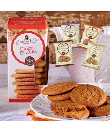 Biscuits Gift Set Biscuit Hamper Including Ginger Biscuits Almond Thins & 4 Packets of Grandma Wild's Classic Biscuits | Biscuit Lovers Gift - Buy Online on SooperMarket.com