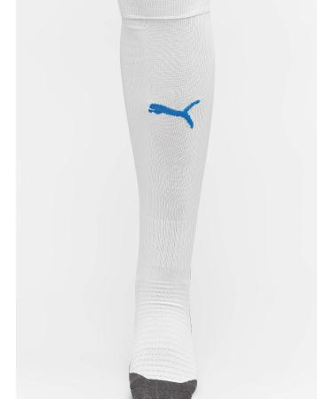 PUMA Men's Team Liga Core Socks 35-38 | White-Electric Blue Lemonade - International Shipping Available - Buy Online on SooperMarket.com