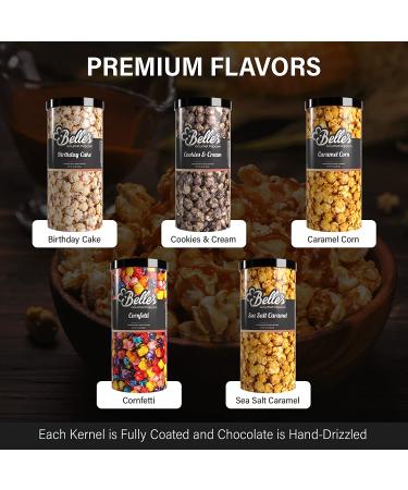 Sea Salt Caramel Popcorn Canister - Premium Gourmet Snacks | Non-GMO Kernels | Perfectly Popped | Movie Night Treats - 12 oz - Buy Online on SooperMarket.com
