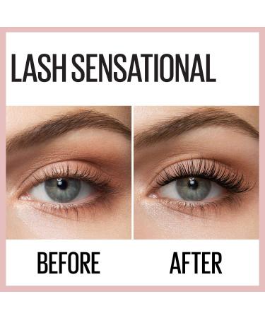 Maybelline Lash Sensational Mascara, Intense Black - Lengthening and Volumizing Formula - Buy Online on SooperMarket.com