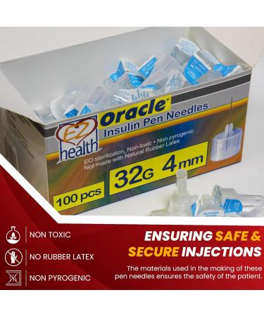 Oracle Insulin Pen Needles 4mm - Buy Online on SooperMarket.com