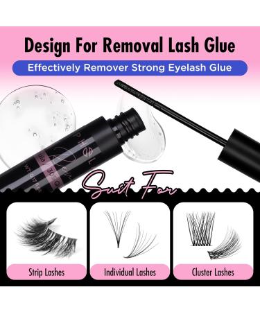 BEPHOLAN Eyelash Extension Remover - DIY Lash Glue Remover for Cluster Lashes | Fast & Effective Solution - Buy Online on SooperMarket.com