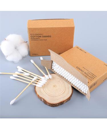 Buy 100 Bamboo Cotton Buds | Eco-Friendly BPA Free Soft Tips - Perfect for Personal Care & Beauty - Buy Online on SooperMarket.com
