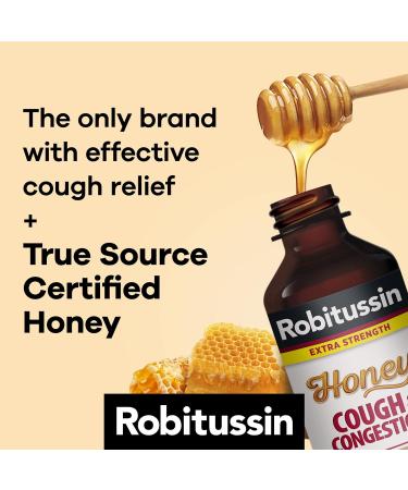 Robitussin Extra Strength Honey Cough & Congestion Syrup 230 mL - Buy Online on SooperMarket.com