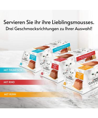 Buy Purina Gourmet Revelations Mousse Cat Food with Tuna 12 Pack (24 Portions) | Premium Wet Cat Food | International Shipping - Buy Online on SooperMarket.com