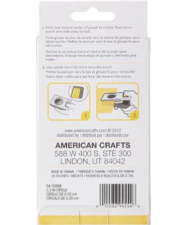 EK Tools Circle Paper Punch 2.5-Inch New Package White - Buy Online on SooperMarket.com