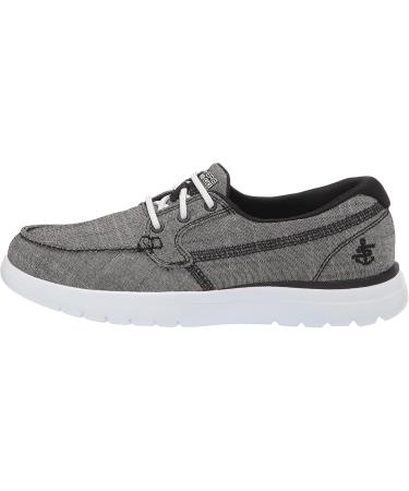 Skechers Women's Arch Fit Uplift Slip-On Boat Shoe Comfortable & Stylish 39 EU Black/White for International Shipping - Buy Online on SooperMarket.com