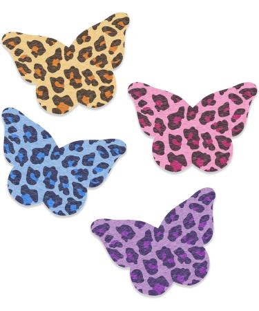 Edible Wafer Leopard Print Pre-Cut Butterfly Cupcake Toppers - 24pc - Buy Online on SooperMarket.com