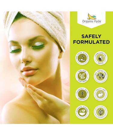 Organic Veda Moringa Face Oil with Neem & Turmeric - 100% Pure Cold Pressed Moisturizer for Face Hair & Skin | Natural Glow Oil - 3.4 oz - Buy Online on SooperMarket.com