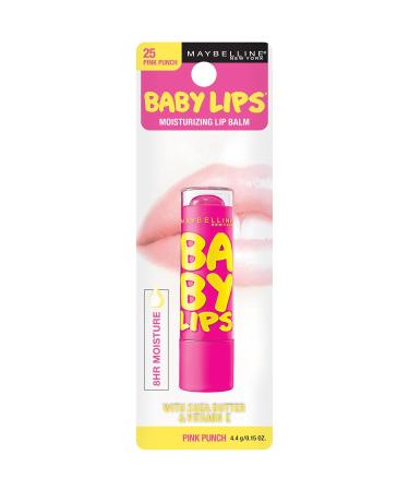 Maybelline Baby Lips Pink Punch - Moisturizing Lip Balm 0.15 oz | Shop Internationally - Buy Online on SooperMarket.com