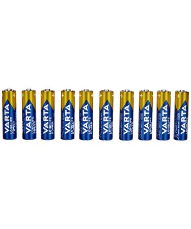 Varta Longlife Power AA Alkaline Batteries LR6 - Pack of 10 - Packaging May Vary