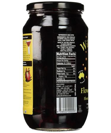 Wild Hibiscus Flower Company Syrup - 2.5 lb | Premium Quality Hibiscus Syrup - Buy Online on SooperMarket.com