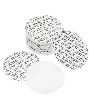 PATIKIL 58mm/2.28" Foam Lid Liner 50 Pack PS Foam Resistant Tamper Pressure Sensitive Seal for Bottle Cap Liners Seals