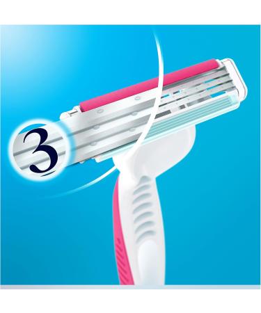 Venus Simply3 Women's Disposable Razors 12 Count 1 count (Pack of 1) - Buy Online on SooperMarket.com