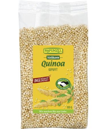 Rapunzel Organic Whole Grain Quinoa Puffed HIH (6 x 100 gr) 100 g (pack of 6)