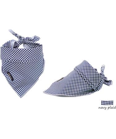 Aring Pet Dog Bandana - Stylish Cotton Plaid Triangle Neckerchief for Small & Large Dogs and Cats | International Shipping Available - Buy Online on SooperMarket.com