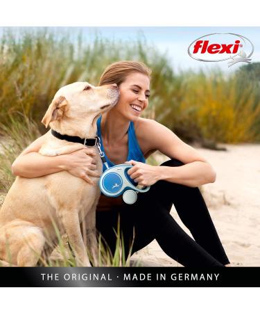 Kerbl Flexi Leash New Comfort - Retractable Dog & Cat Leash - Blue Size S (5m max. 12 kg) - International Shipping Available - Buy Online on SooperMarket.com
