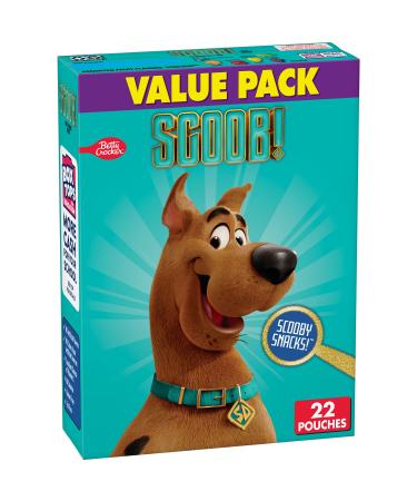 Scooby Doo Fruit Flavored Snacks, Gummy Treat Pouches, Value Pack, 22 ct