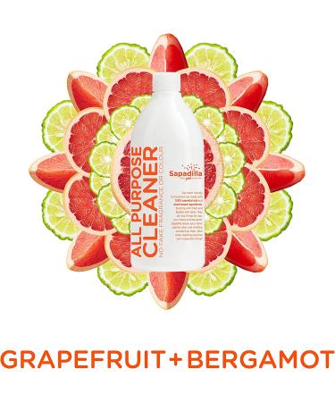 Sapadilla Grapefruit & Bergamot Biodegradable All-Purpose Cleaner Concentrate - 25 oz - Buy Online on SooperMarket.com