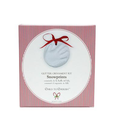Child to Cherish Snowprints Glitter Baby's First Christmas Handprint/Footprint Ornament Kit - Buy Online on SooperMarket.com