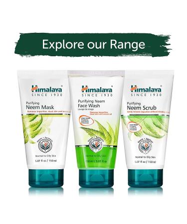 Himalaya Purifying Neem Scrub 5.07 oz - Deep Clean for Acne Reduction & Dead Skin Removal - Buy Online on SooperMarket.com
