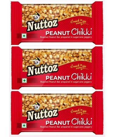 Nuttoz Peanut Bar 32g (Pack of 3)