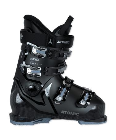 Atomic hawx Magna 85W ski boots - alpine ski boot for women in black/denim/silver - 102mm wide fit - stable prolite construction - memory fit for precise seat black/denim/silver 27/27.5