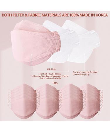 AIRAID-KF94 Multicolor Face Masks (Pink-20P) - Individually Wrapped for Adults and Teens - Buy Online on SooperMarket.com
