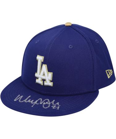 Walker Buehler Los Angeles Dodgers Autographed Gold 2020 World Series Logo Cap - Autographed Hats