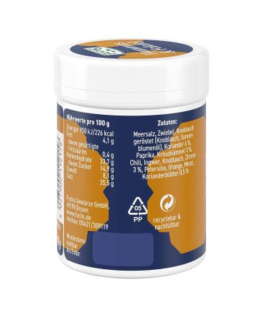 Fuchs Gourmet Orient Hummus & Falafel Spice Mix | Vegan North African Dip Seasoning | 70g Refillable Spice Preparation - Buy Online on SooperMarket.com