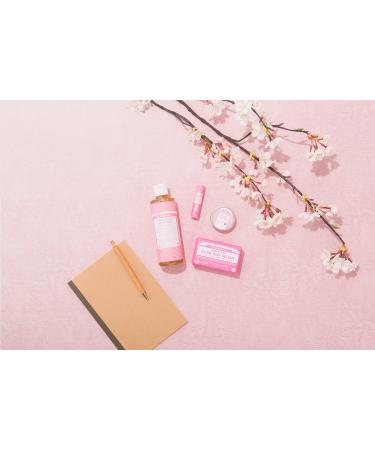 Dr. Bronner's 18-in-1 Cherry Blossom Pure-Castile Liquid Soap - 240ml | Made with Organic Oils | Face, Body, Hair, Laundry, Pets, Dishes | Fair Trade & Vegan | Recycled Bottle - Buy Online on SooperMarket.com