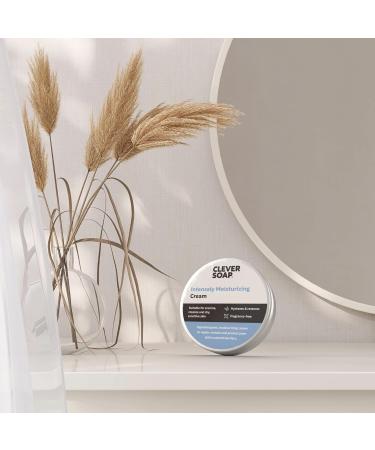 Clever Soap Intensely Moisturising Hand Face & Body Cream - Suitable For Eczema Rosacea & Rough Dry Sensitive Skin - Gentle Hydrating Emollient - Fragrance-free Hypoallergenic Care & Relief - Buy Online on SooperMarket.com