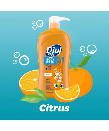 Dial Kids Body Wash Citrus 32 fl oz - Hypoallergenic Formula - Buy Online on SooperMarket.com