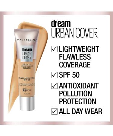 Maybelline Dream Urban Cover Foundation Makeup SPF 50 - Ivory - Buy Online on SooperMarket.com