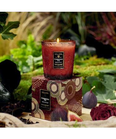 Voluspa Forbidden Fig Candle 9oz | Vegan Coconut Wax | 60 Hour Burn | Classic Boxed Gift | International Shipping - Buy Online on SooperMarket.com