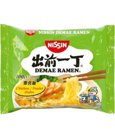 Nissin Demae Ramen 100G Assorted Flavours - Pack of 10 (Beef Chicken Sesame Tonkotsu and Spicy - 2 packs each flavour) - Buy Online on SooperMarket.com