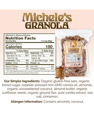 Michele's Granola Almond Butter | Gluten-Free & Non-GMO | 2.25 LB Bulk Bag - Buy Online on SooperMarket.com