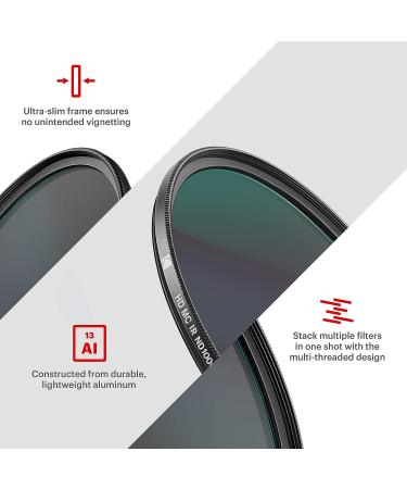 KODAK 52mm IR Neutral Density 1000 Filter | Schott Glass, Waterproof, 16-Layer Nano Coating | Prevent Overexposure, Reduce Infrared | Retro Case & Filter Guide | PhotoGear - Buy Online on SooperMarket.com