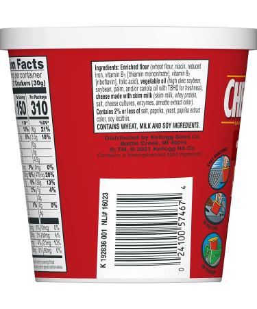 Cheez-It Original Baked Snack Crackers 22oz Case (10 Cups) - Perfect for Office and Kids Snacks - Buy Online on SooperMarket.com