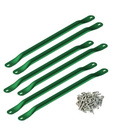 Swing-N-Slide WS 4564 Metal Monkey Bars with Six 21.5" Metal Rungs with Hardware, Green