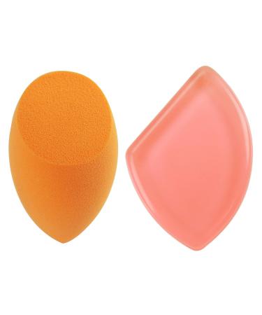 Real Techniques Expert Blending Duo Makeup Sponge & Application Pad | Buy Online - International Shipping Available - Buy Online on SooperMarket.com