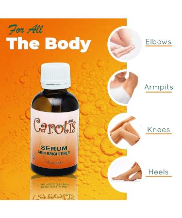Carotis Brightening Serum 1oz - Fade Brown Spots with Alpha Arbutin & Beta Carotene - Buy Online on SooperMarket.com