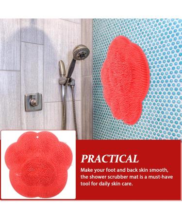KOMBIUDA Lazy Back Rub Pad Foot Massager Bathroom Non-skid Foot Scrubber Care Cleaning Pad - Buy Online on SooperMarket.com