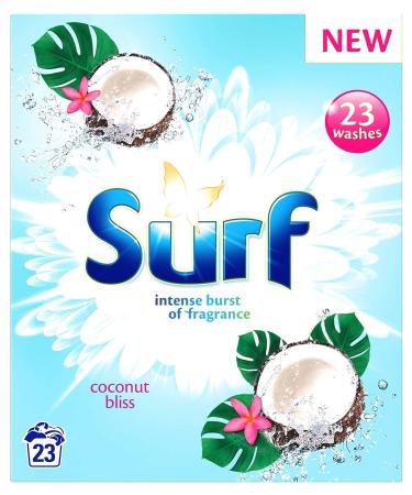 Surf Laundry Powder Coconut Bliss 23 Wash 1.5 kg (Pack of 1) Coconut 1.5 kg (Pack of 1)