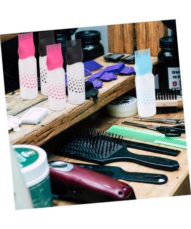 3-Pack Hair Dye Applicator Flap with Comb Squeeze Bottle Tool for Hair Coloring & Tinting Ideal for Hairdressers - 17x4.5cm - Buy Online on SooperMarket.com